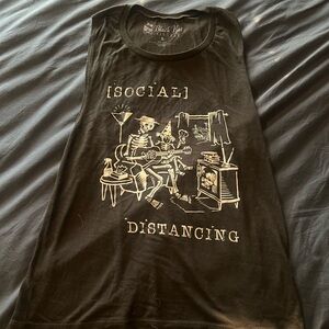 ❤️Social Distortion women’s muscle tank in size small